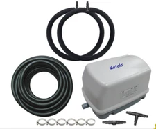 Matala MEA Pro 3 Aeration Kit w/HK-40LP air pump-pond aerator-koi-fish- De-Icer