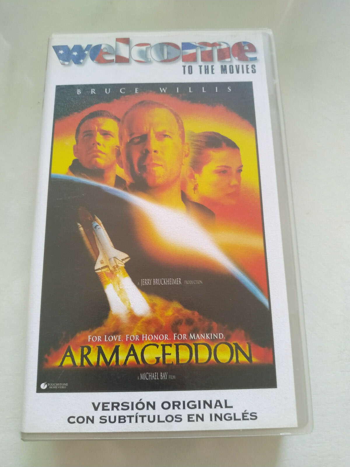 Armageddon Bruce Willis - VHS Tape English Con Subtitles Spanish - 3T