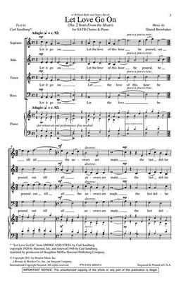 Let Love Go On (No. 2 from From the Heart) CME Conductor's Choice