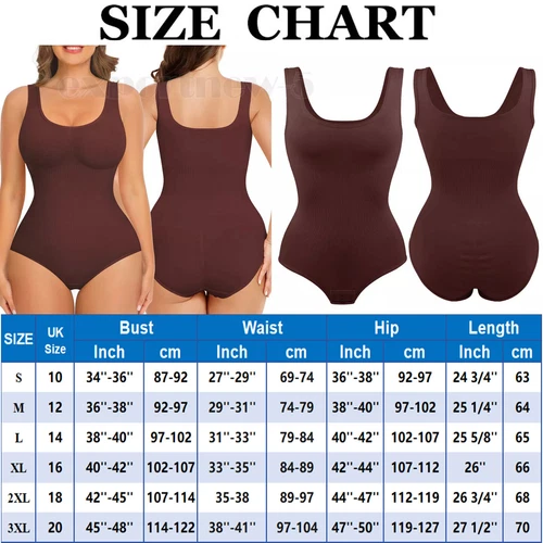 Women Seamless Full Body Shaper Shapewear Firm Tummy Control Slimming Bodysuit - Picture 22 of 28