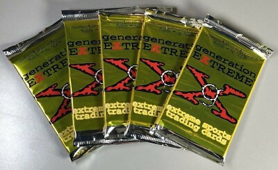 1994 GENERATION EXTREME (5 PACKS) NEW Trading Cards BMX Skateboarding Surfing