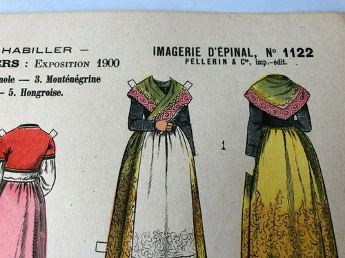 Imágenes De EPINAL Pequeñas Construcciones PELLERIN Disfraces Extranjeros N 1122 - Imagen 2 de 2