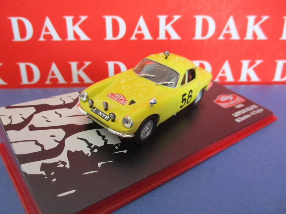 Die cast 1/43 Modellino Auto Lotus Elite Rally Monte Carlo 1962 M. Davies - Immagine 2 di 4