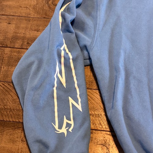 MrBeast Light Blue Crewneck Sweatshirt Size Medium - Picture 4 of 11