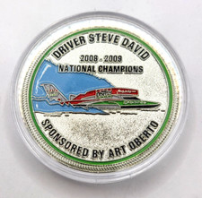 Driver Dean Chenoweth Driver Steve David 2008-2009 National Champions Medal Coin
