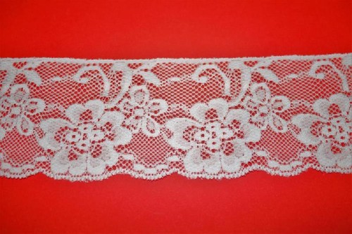 Merletto passamaneria pizzo di raschel elastico alto 6cm Sweet Trims 1223450 - Foto 11 di 12