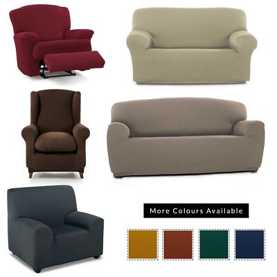 1/2/3 Sitzer Sofaabdeckungen Couch Slipper Stretch Elastisch Stoff Settee Protector