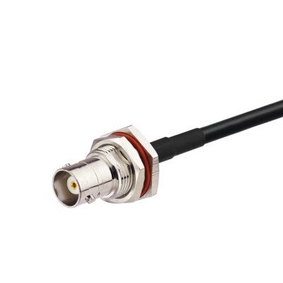 Bingfu BNC Male To Female Coax Cable - 2ft RG58, 50 Ohm, For Microphone Systems, CB Radios, Antennas & Rack Mounts