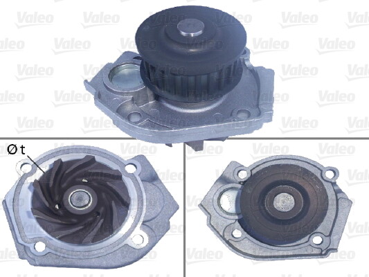 Pompe à eau Valeo 506967 de refroidissement moteur pour berlines et SUV