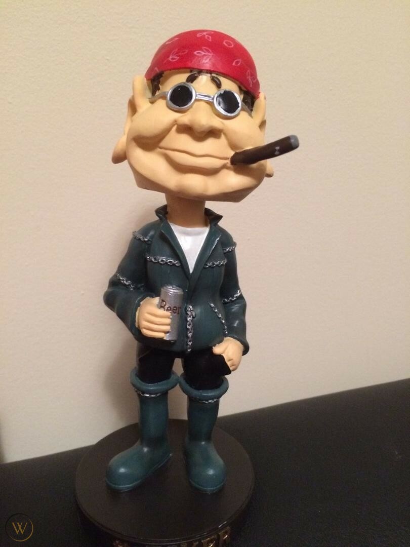 J & D Designs #1 Bobbleheads #1 Biker | eBay