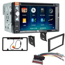 For Ford 1987-1993 Mustang DUAL XDVD269BT In-Dash Car Stereo Kit CD/DVD Receiver