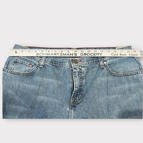 Tommy Hilfiger Womens Jeans Sz 16R 100% Cotton Wide/Straight Leg Y2K 2000's - Picture 9 of 12