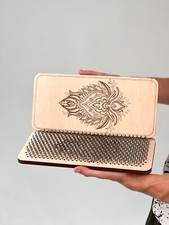 Sadhu Board for Beginners.Wooden Yoga Board for Meditation 0.39 in (10 mm)