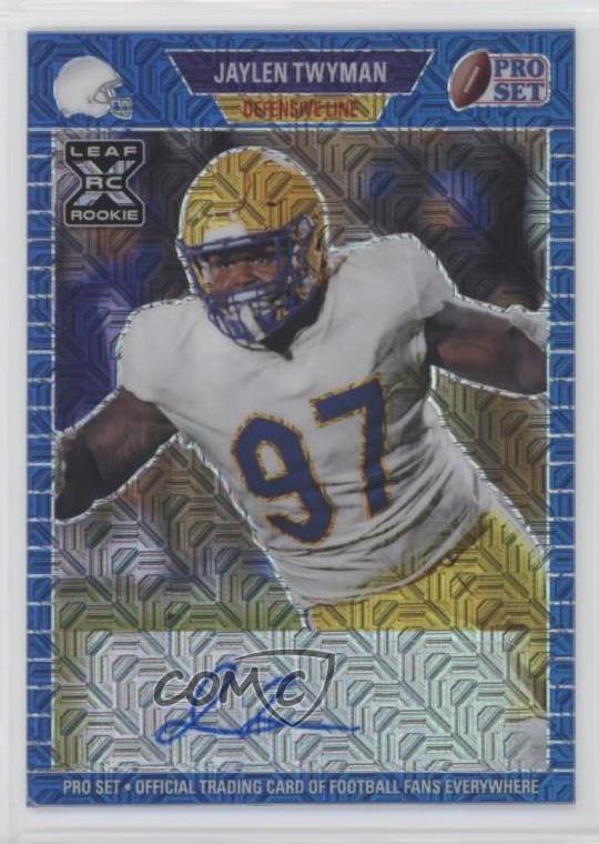 2021 Leaf Pro Set Metal 1989 Auto Blue Mojo /30 Jaylen Twyman #PA-JT1 Auto