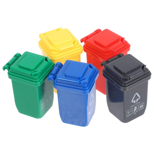 15 PCs Miniaturmüll -Mülleimer Mini -Mülleimer für Outdoor -Szenen für - Bild 5 von 12