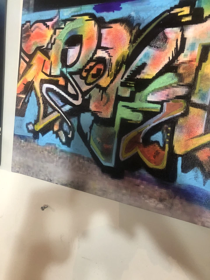 graffiti canvas art By RIME. MSK SIGNED DATED ! 11x14 - Image 2 of 4
