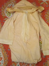 Vintage 70s Sears Best 'At Home Wear' Peach Hooded Grannycore Housecoat