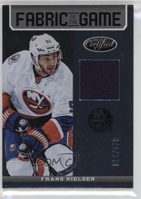 2012-13 Certified Fabric of the Game /299 Frans Nielsen #FOG-FN 4km
