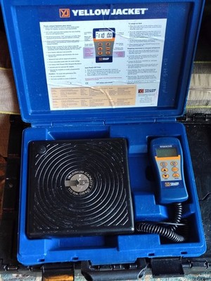 Yellow Jacket 68812 220 Lb Load Capacity LCD Display Charging Scale