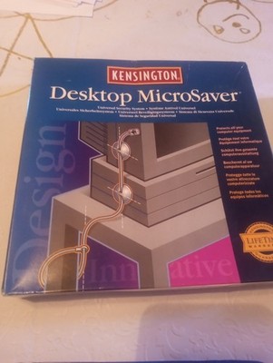 Kensington Desktop MicroSaverUniversal Security System Computer Lock Kit 2 pack.