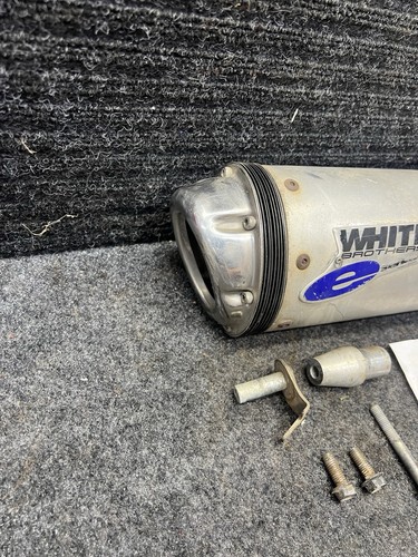1999-04 Honda TRX 400EX White Bros E Series Muffler with Hardware - Picture 2 of 12