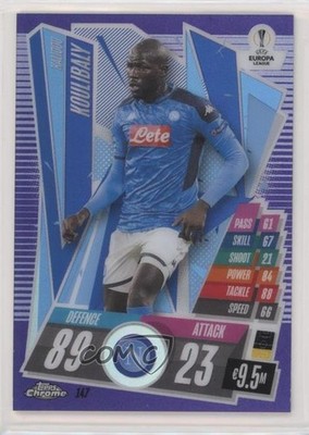 2020 Topps Chrome Match Attax UEFA Champions League /299 Kalidou Koulibaly 00e8
