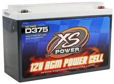 XS Power D375 800 Amp AGM Power Cell Car Audio Battery Terminal Hardware