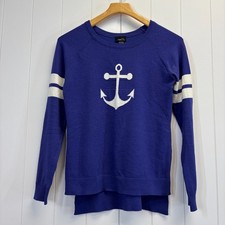 Rue 21 Womens Nautical Sailor Anchor Sweater ...