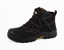 Image of Jcb Backhoe Safety Boot Black Size 7