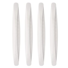 4pcs Bumper Guard Strip Anti-Collision Bumper Protector Trim for Cars SUV, White