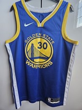 Herren NBA Golden State Warriors Stephen Curry #30 Basketball Trikot Größe M