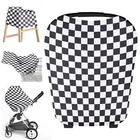 Multi-use Baby Carseat Cover, Breathable Nursing Cover, High Stretchy Infant ...
