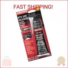 LOCTITE Automotive RTV Silicone Gasket Maker Black 598 - High Performance, Senso