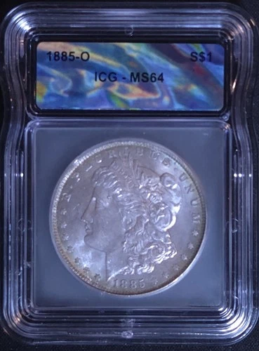 1885-O Morgan Silver Dollar MS64 ICG Mint State Greatness 👀😮💲