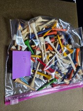 100 Miscellaneous/Assorted Golf Tees Mixed Used and New