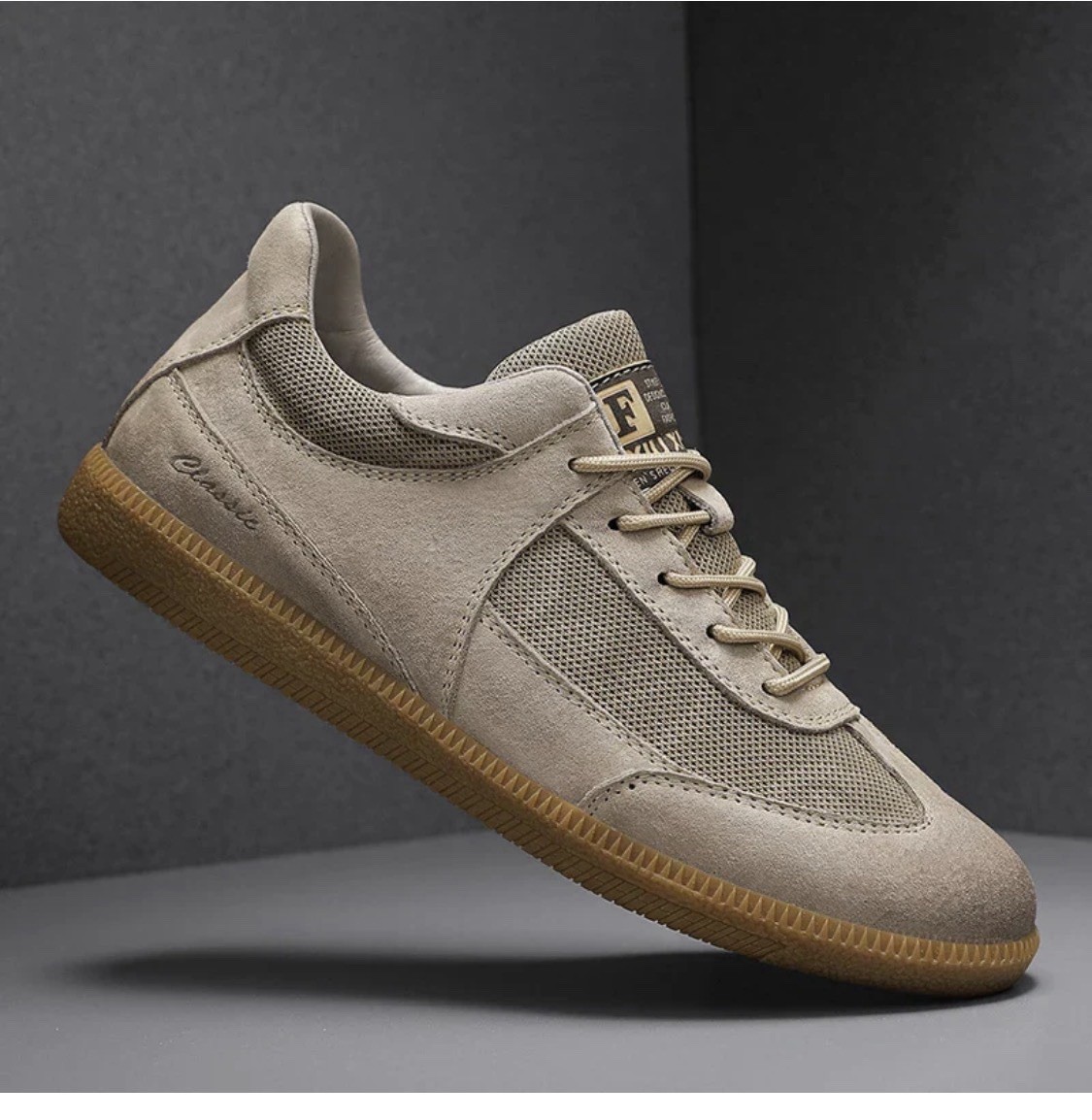 Renlow Suede Sneakers Men's Color Sand Size 12 Brand New