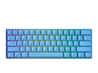 61-Key Mechanical Gaming Keyboard Multi-Color RGB LED Backlit Wired Blue