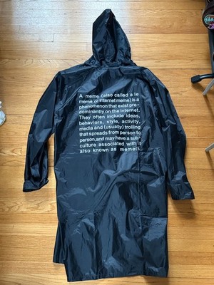 Vetememes Definition Parody Of Vetements Raincoat Outerwear Davil Tran