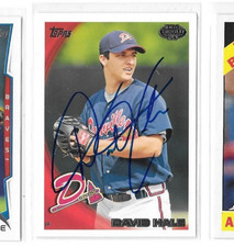 2010 Topps Pro Debut DAVID HALE RC AUTO Signed IP COA Braves