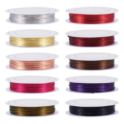 Pandahall 10Rolls Gauge 22 Copper Wire Jewelry Beading Craft Wrapping Making ...