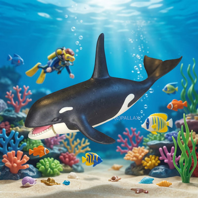 PLAYMOBIL 7654 ORCA WAL  FUNPARK EXCLUSIVE / 2003