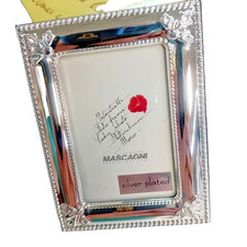 Elegante Album Portafoto Silver Plated (10x7,5 cm) - Capacità 50 Foto