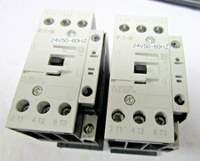 ✌️2) EATON DIL M32-10 CONTACTOR XTCE032C10 24VAC 40 AMP 3 PHASE  LOT OF 2