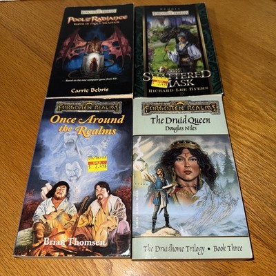Forgotten Realms 4 Book Lot Brian Thomson, Douglas Niles Wizards Of The Coast