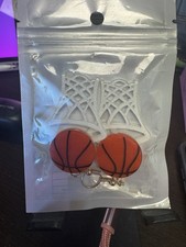Basketball And Hoop Earrings