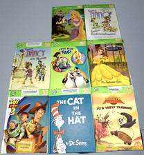 Lot Of 7 Leap Frog Tag Reader Interactive Books - Toy Story, Tangled, Fancy Nanc