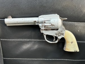 RARE 1939 Authentic Kenton Gene Autry Cast Iron Cap Gun Toy Pistol Cowboy 