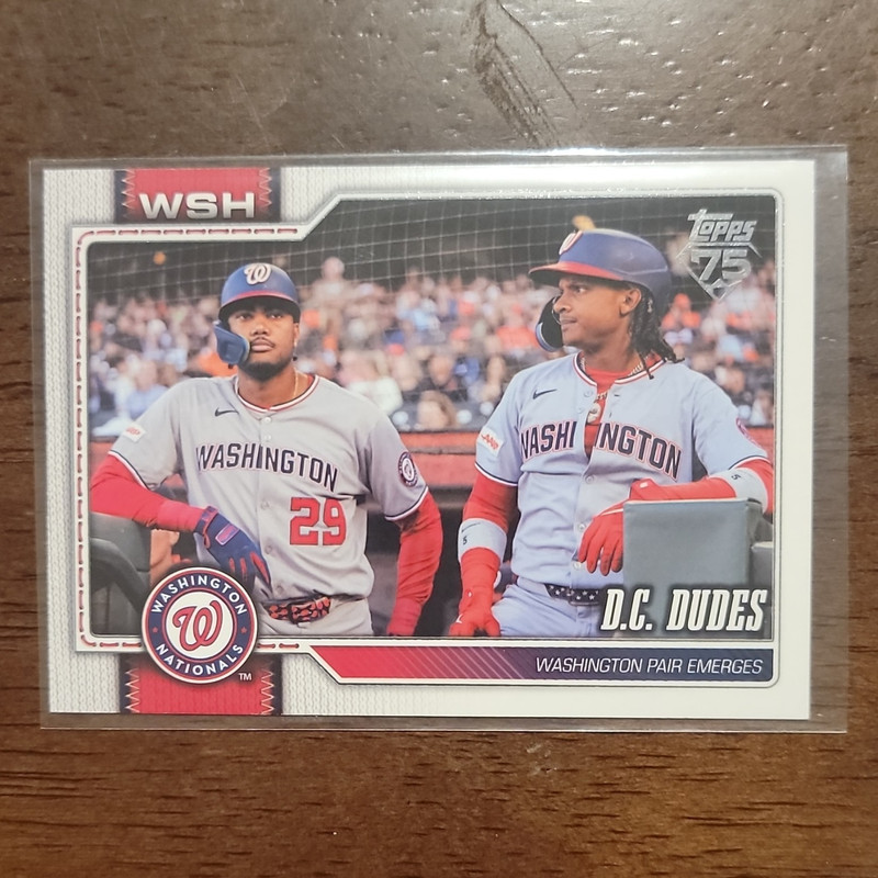 Topps 2026 Topps 75 D.C. Dudes C.J. Abrams/James Wood Nationals #499