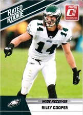 2010 Panini/Donruss Rated Rookie Card # 83, Riley Cooper, Philadelphia Eagles. rookie card picture