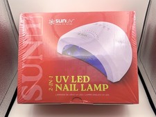 SUNUV SUN1 48W UV LED Nail Lamp Dryer Timer Mode White w/ Power Cord